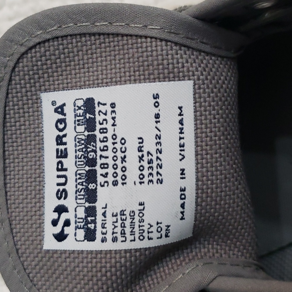 SUPERGA UNISEX LACE-UP SNEAKERS - Picture 9 of 11